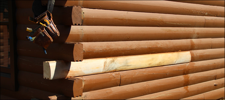 Log Home Damage Repair  Loudoun County, Virginia