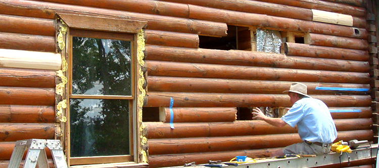 Log Home Repair Loudoun County, Virginia